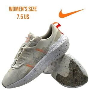 Nike Crater Impact Women's 7.5 Sail Orange Volt Running Shoes‎ DB2477-100 Gym
